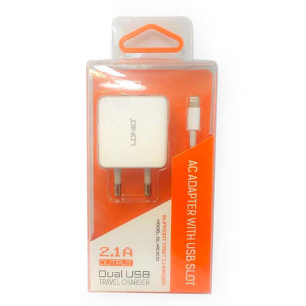 LDNIO AC200 2Port 2.1A Travel Charger + iPhone Lightning Cable luxiha