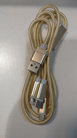 cable charg usb to type-c &iphon & micro usb