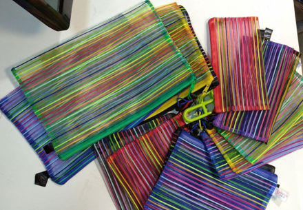 Medium size outer net bags (purple.yellow.green.red.blue)