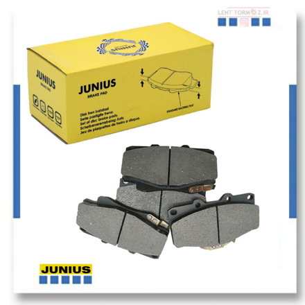 Picture of Geely X7 Type B front wheel brake pads, Junius brand
