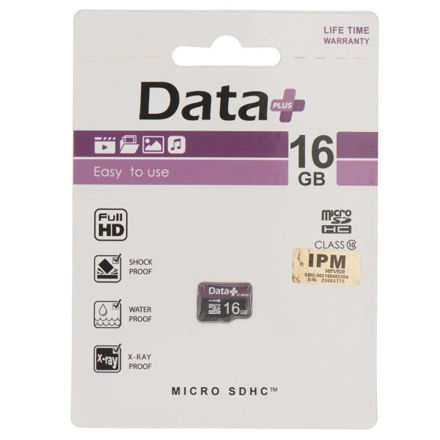 کارت حافظه microSDHC دیتاپلاس مدل IPM کلاس 10 ظرفیت 16 گیگابایت