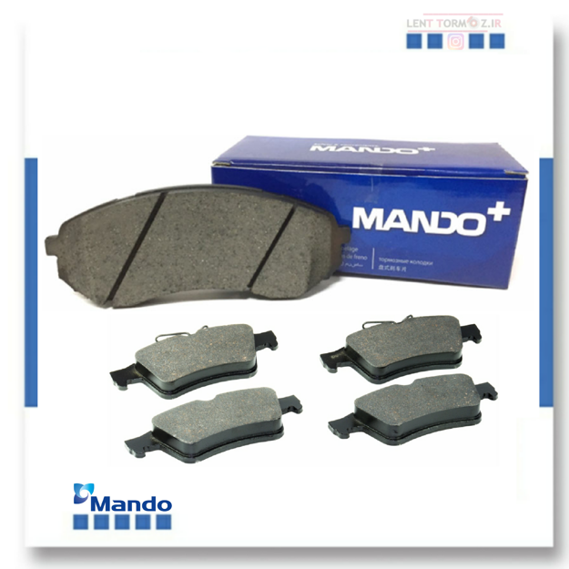 Rear wheel brake pads daewoo CLO Mando brand