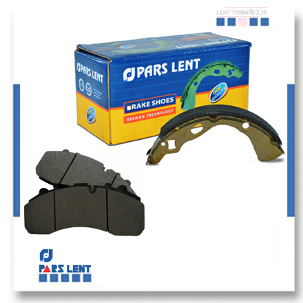 Renault Duster rear shoe brake pads type A from pars abi brand