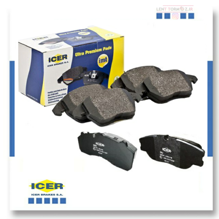 Picture of Mercedes-Benz C350 front wheel brake pads, model 2008 to 2013