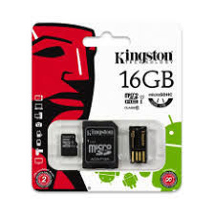 کارت حافظه MicroSDHC کینگستون مدل Gold کلاس 10 استانداد UHS-I U3 سرعت 90 MBs همراه با آداپتور SD ظرفیت 16 گیگابایت
