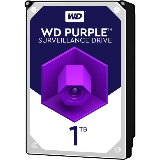 تصویر  هارد دیسک اینترنال وسترن دیجیتال مدل Purple WD10PURZ ظرفیت 1 ترابایت