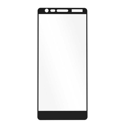 Black Full Cover Glass for Nokia 3.1 luxiha