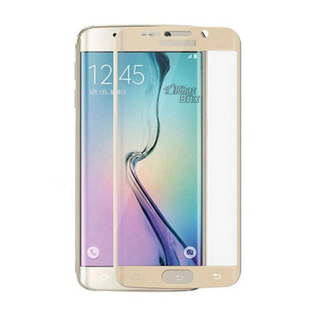 glass samsung  S6 Gold full cover luxiha