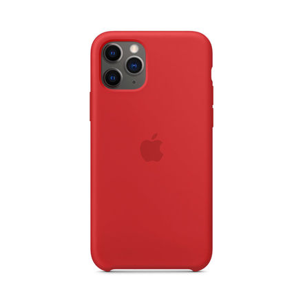 IPHON 11  PRO Silicone case red luxiha