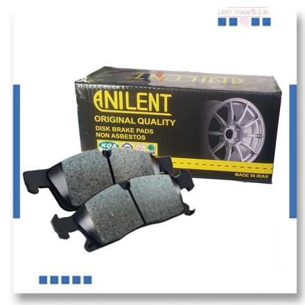 Peugeot 206 Type 5 front wheel brake pads, model 93 and above, ANI LENT brand