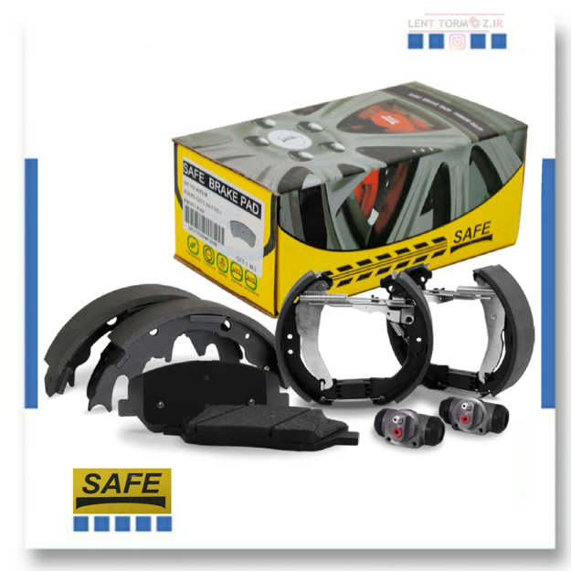 Kia Sportage rear wheel brake pads, model 2007 to 2010, SAFE brand