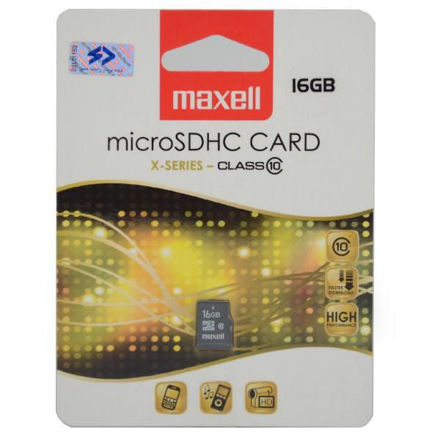 کارت حافظه مکسل microSDHC Card 16GB x-Series Class 10